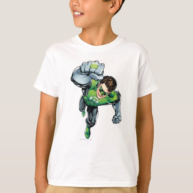 T-shirt Lanterne verte - Comédie, Lever du bras (Devant)