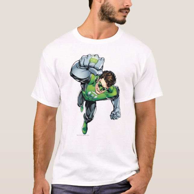 T-shirt Lanterne verte - Comédie, Lever du bras (Devant)