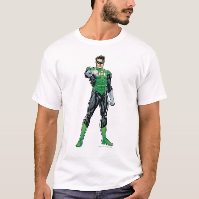 T-shirt Lanterne verte - Comique, debout (Devant)