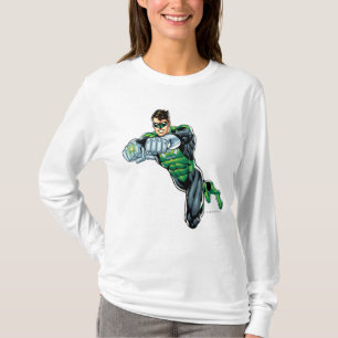 T-shirt Lanterne verte - comique, les deux bras en avant