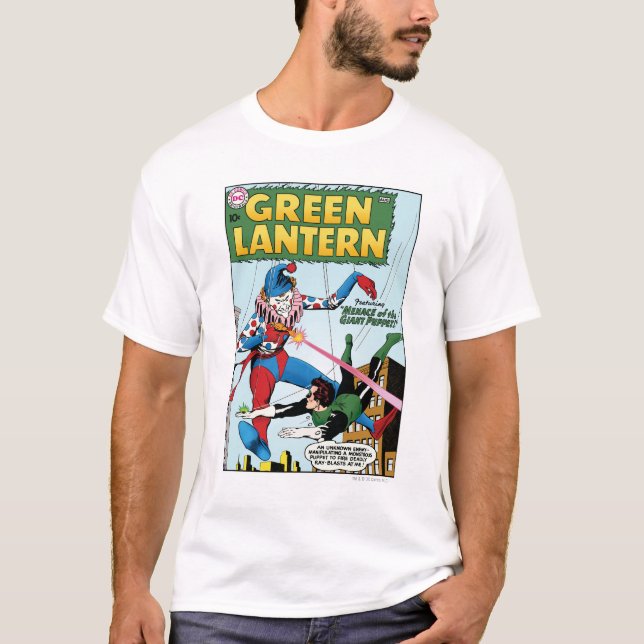 T-shirt Lanterne verte contre clown (Devant)
