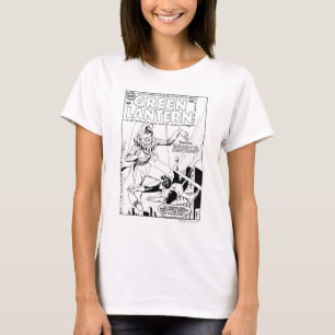 T-shirt Lanterne verte contre clown, noir et blanc