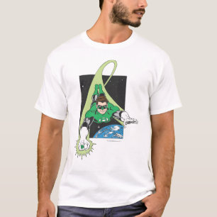 T-shirt Lanterne verte dans l'espace