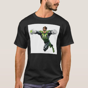 T-shirt Lanterne Verte - Entièrement Rendu, Regard Sur L'A