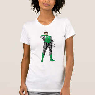 T-shirt Lanterne verte - entièrement rendue, se tenant