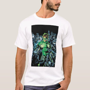 T-shirt Lanterne verte entourée - Couleur