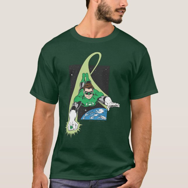 T-shirt Lanterne verte et Terre (Devant)