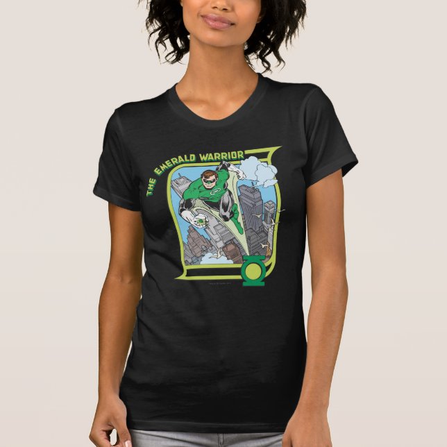T-shirt Lanterne verte - Le Guerrier émeraude (Devant)