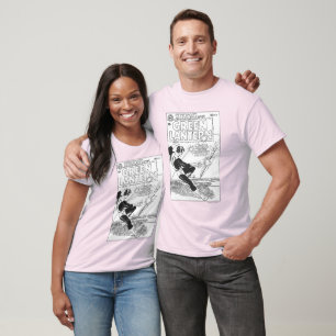 T-shirt Lanterne Verte - missile Runaway, noir et blanc