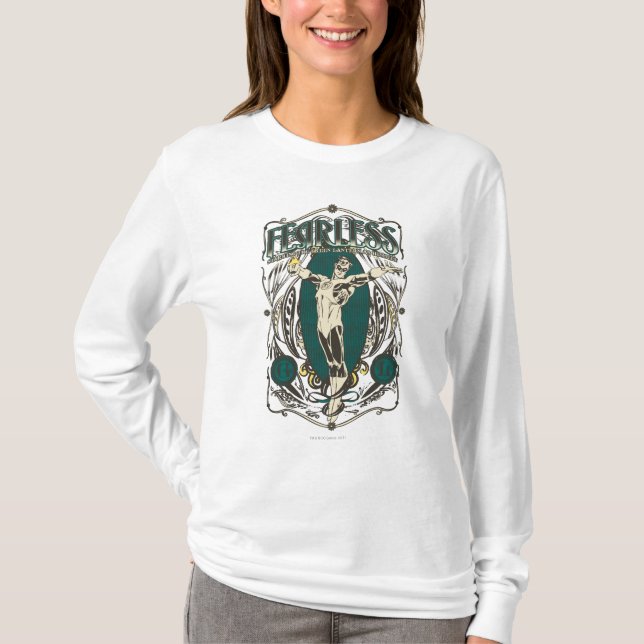 T-shirt Lanterne verte - Poster "sans peur" (Devant)