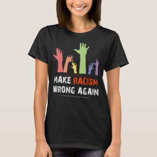 T-shirt L'anti haine de justice sociale, font le mal de