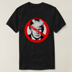 T-shirt L'anti-Trump a traversé la face