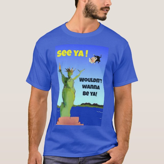T-shirt L'anti-Trump est drôle mis en accusation (Devant)