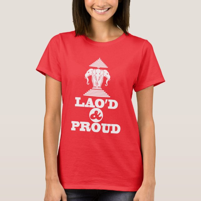 T-SHIRT LAO'D ET FIER (Devant)