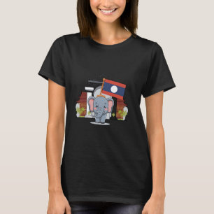 T-shirt Laos Joyeux Nouvel An Lao Laotien Pi Mai Lao Drape