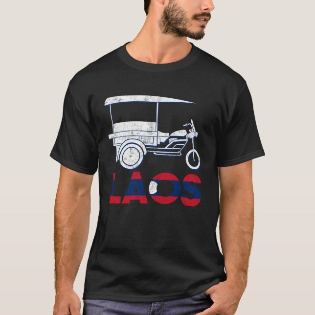T-shirt Laos Laotien Fête Du Drapeau Laotien Fière D'Être  (Devant)