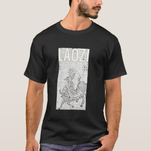 T-shirt Laozi sur Ox Lao Tzu Tao Te Ching taoïsme chinois
