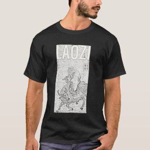 T-shirt Laozi sur Ox Lao Tzu Tao Te Ching taoïsme chinois