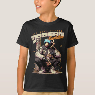 T-shirt L'Ape Dépasse L'Évolution Moderne