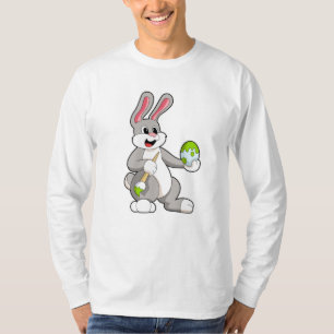 T-shirt Lapin à la peinture avec l'oeuf