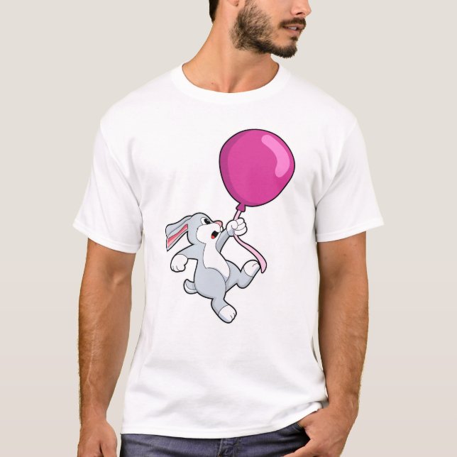 T-shirt Lapin avec ballon (Devant)