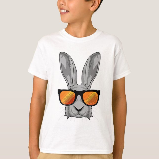 T-shirt Lapin avec lunettes de soleil (Devant)