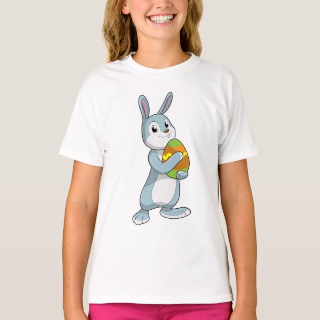 T-shirt Lapin avec oeuf (Devant)
