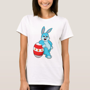 T-shirt Lapin avec oeuf de Pâques