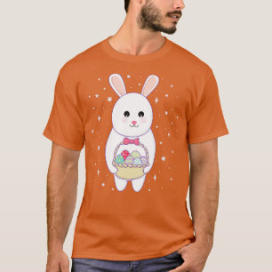 T-shirt Lapin avec panier à oeufs de Pâques