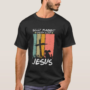 T-shirt Lapin bête Pâques est pour Jésus Chrétiens Tout-pe