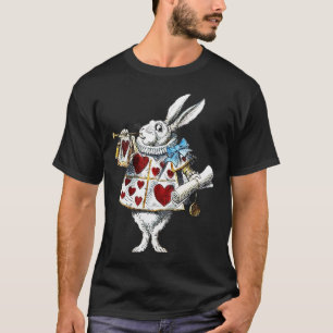 T-shirt Lapin Blanc Alice au Pays des Merveilles Lapin de