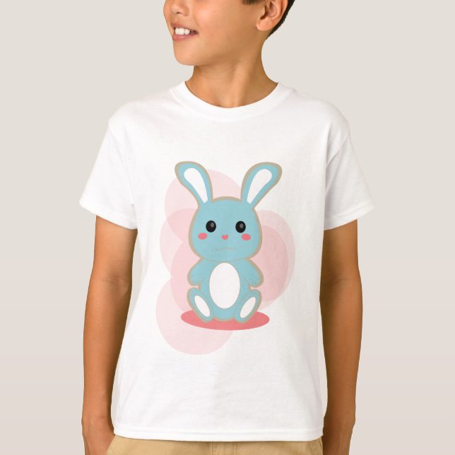 T-shirt Lapin bleu (Devant)