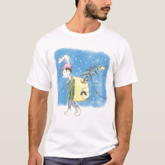 T-shirt Lapin d'arbre de Noël