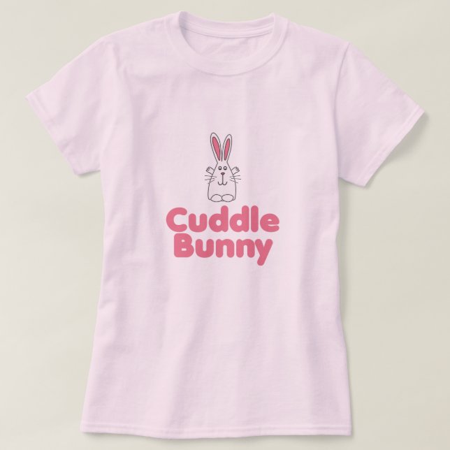 T-shirt Lapin de caresse (Design devant)