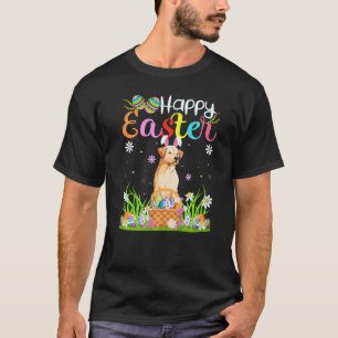 T-shirt Lapin de chasse aux œufs Labrador Retriever Chien