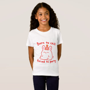 T-Shirt Lapin de fête Né pour se détendre