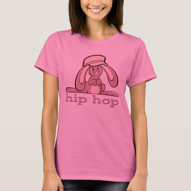 T-shirt Lapin de hip hop (Devant)