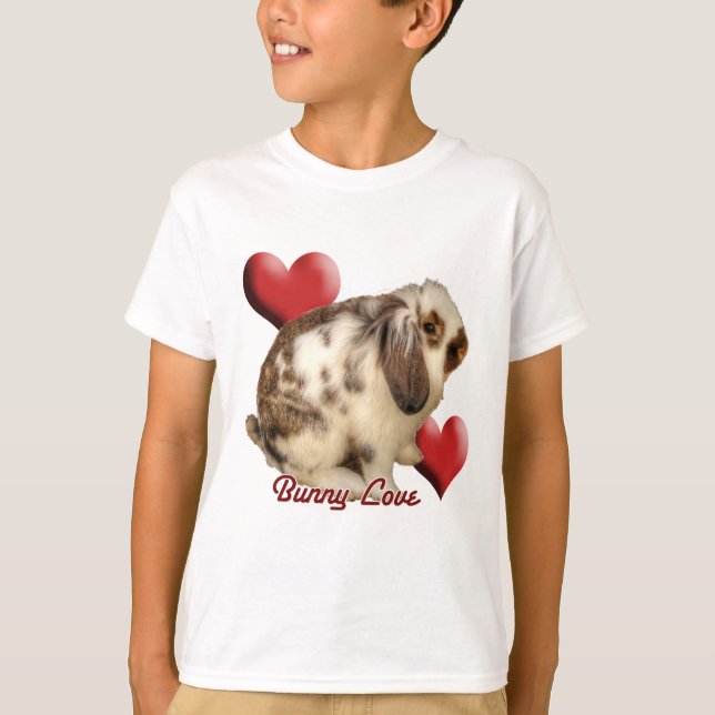 T-shirt Lapin de Mini-Lop (Devant)