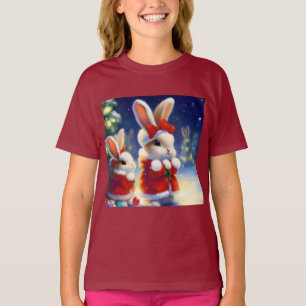 T-shirt Lapin de Noël 3