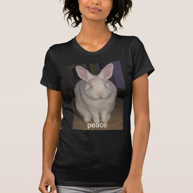 T-shirt lapin de paix (Devant)