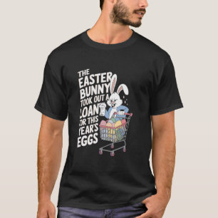 T-shirt Lapin de Pâques a contracté un prêt pour les œufs