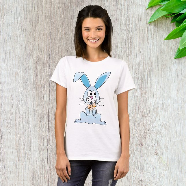 T-shirt Lapin De Pâques Avec Cravate De Bow (Créateur téléchargé)