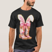 Lapin de Pâques Bottes de Cowboy Salut Coquette