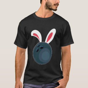 T-shirt Lapin de Pâques Bowling Oreilles Joyeuse Jour de P