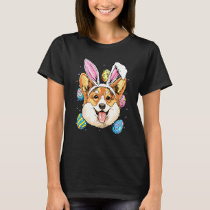 T-shirt Lapin de Pâques Chien Corgi Enfants Hommes Femmes