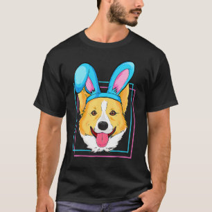 T-shirt Lapin de Pâques Corgi Chien Drôle de Pâques Corgi 