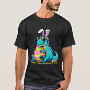 T-shirt Lapin de Pâques Dinosaure Oeuf Happy Eastrawr T Re
