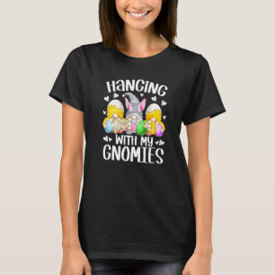 T-shirt Lapin de Pâques Gnome Pour Maman Poule Suspendue A
