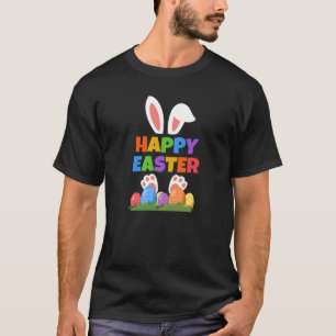 T-shirt Lapin de Pâques heureux