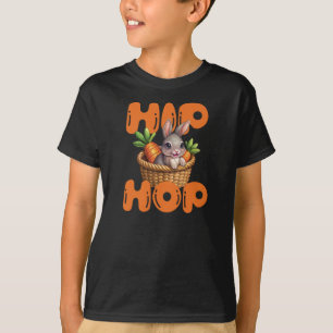 T-shirt Lapin de Pâques Hip Hop Enfants